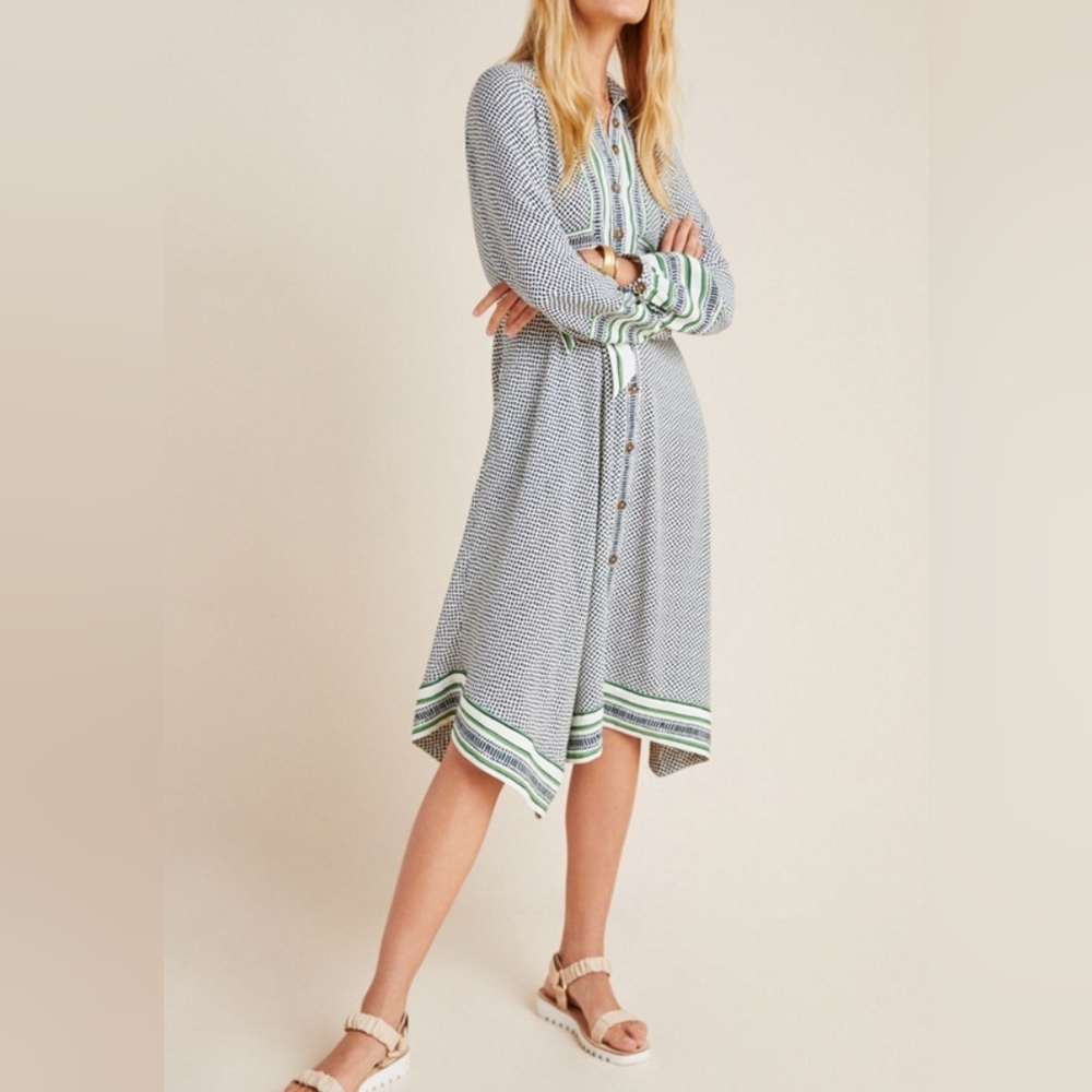 Maeve by Anthropologie Constantine Midi Dress Size 4 NWT